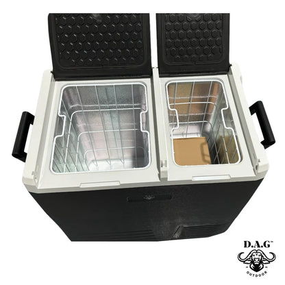 D.A.G | 75L Double Door Fridge