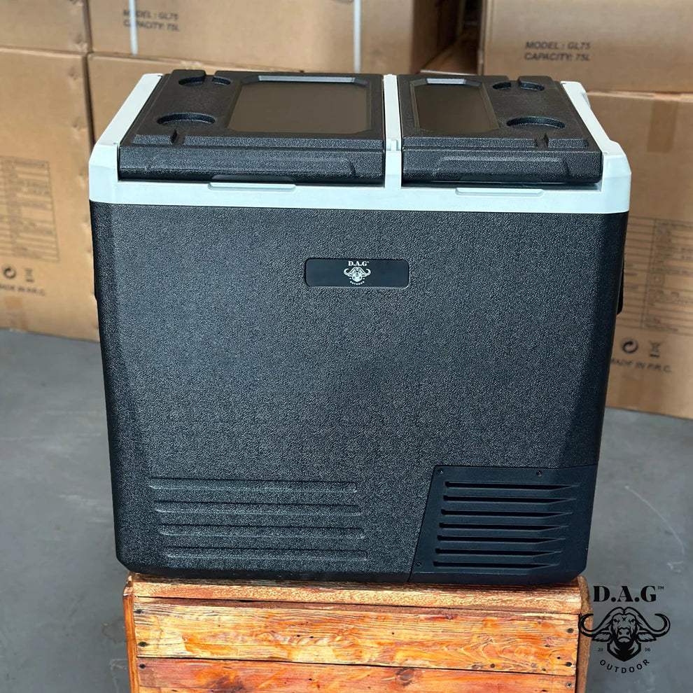 D.A.G | 75L Double Door Fridge